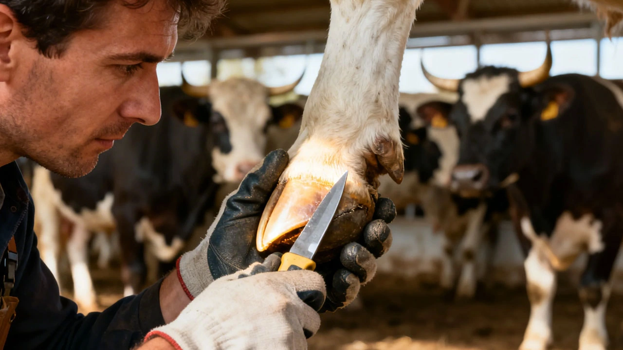 Hoof trimming professional